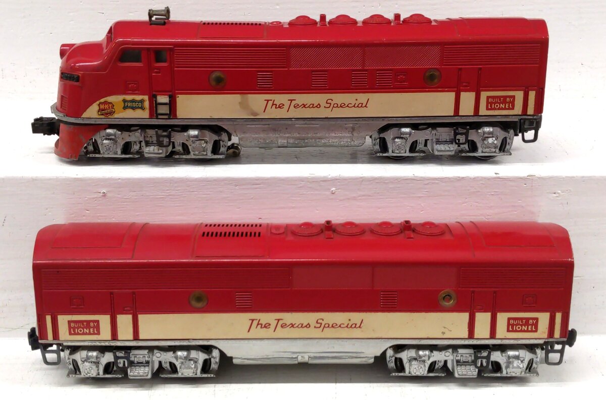 Lionel 2245 Vintage O Texas Special F-3 AB Diesel Set VG