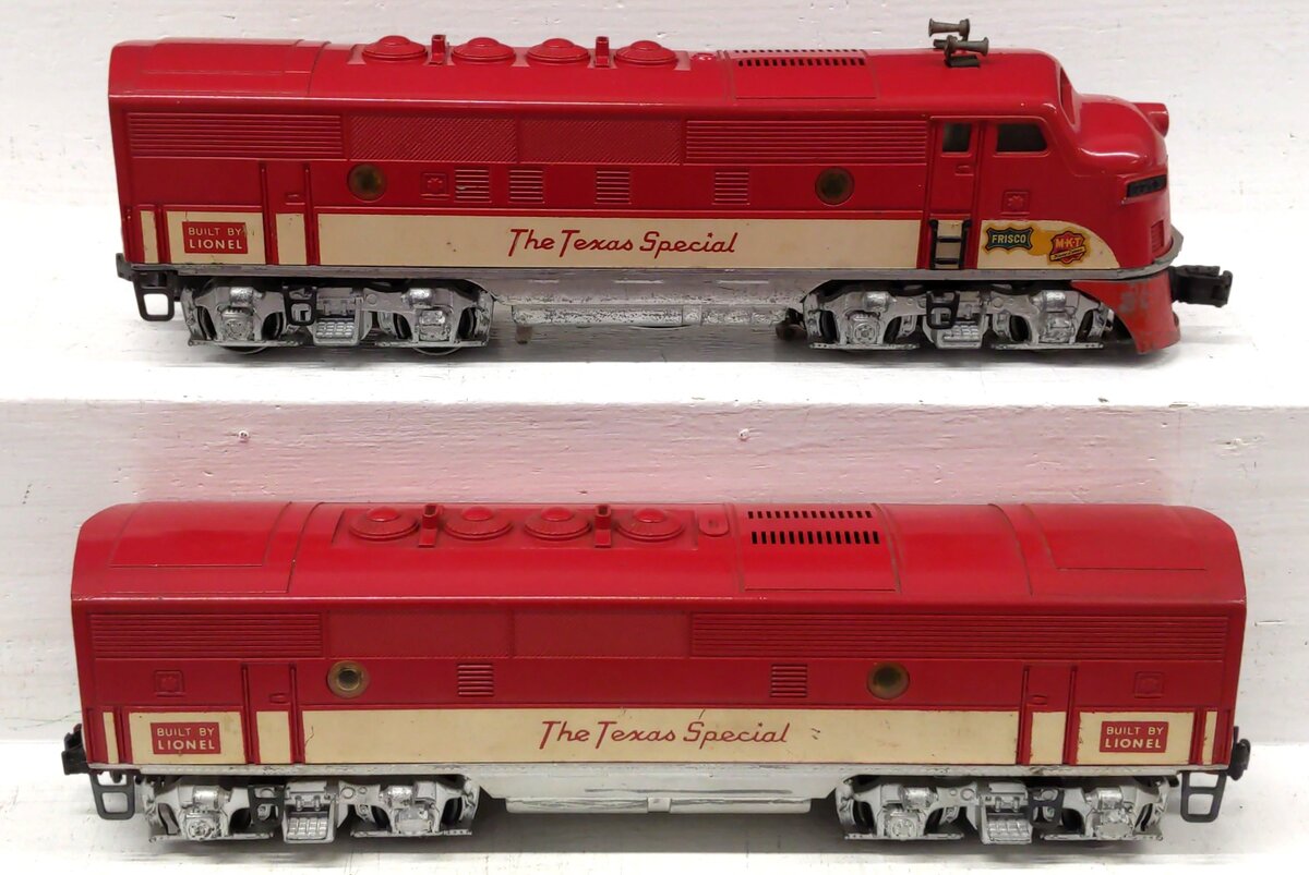 Lionel 2245 Vintage O Texas Special F-3 AB Diesel Set VG