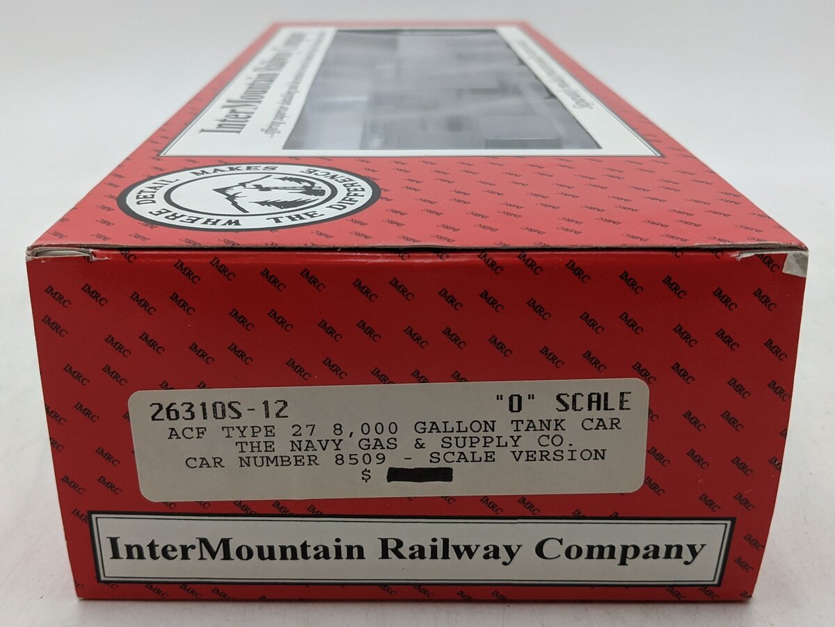 InterMountain 26310S-12 O Navy Gas & Supply Co. 8K Gallon Tank Car #8509 2-Rail NIB