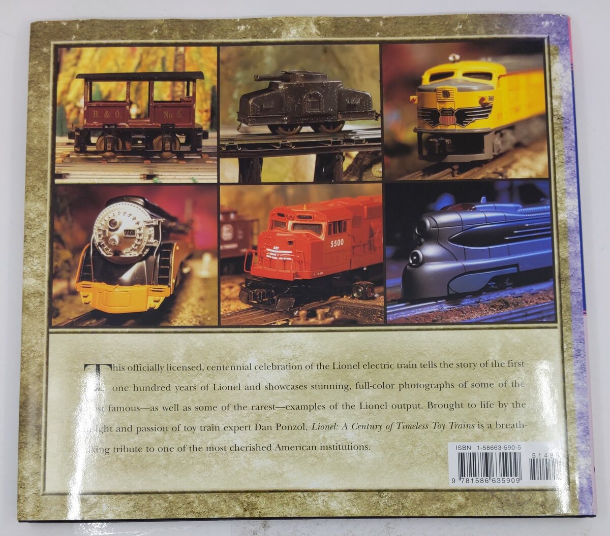 A Century Of Lionel Timeless Toy Trains Hardcover Book By Dan Ponzol VG