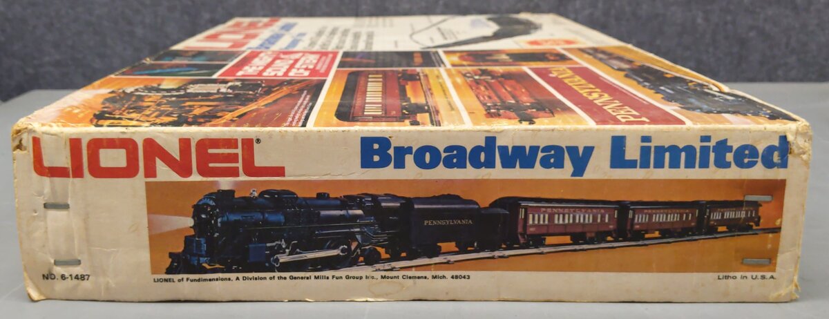 Lionel 6-1487 O Gauge Pennsylvania Railroad Broadway Limited Train Set EX/Box