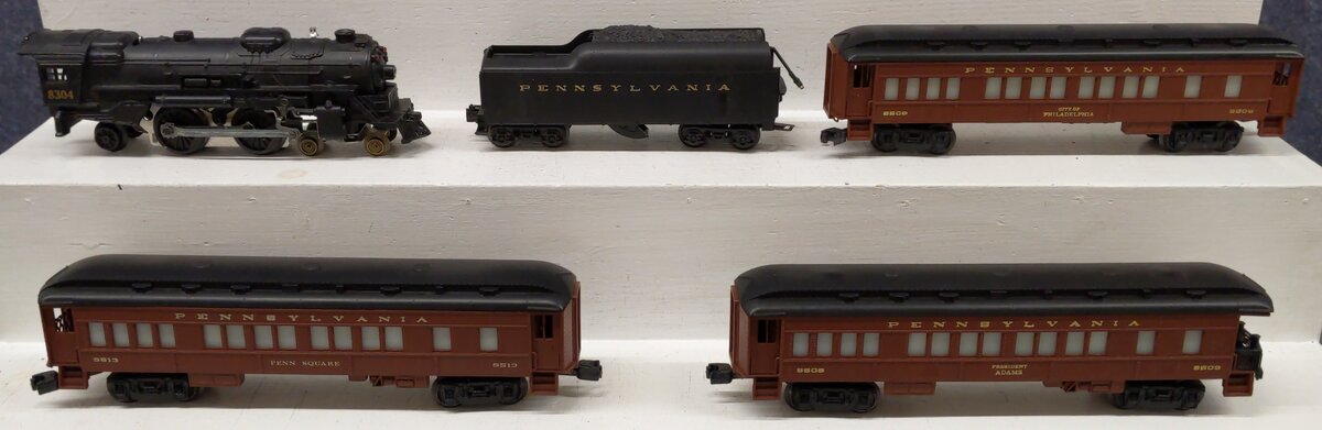 Lionel 6-1487 O Gauge Pennsylvania Railroad Broadway Limited Train Set EX/Box
