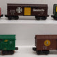 K-line and Lionel Assorted Freight Cars #511403,5624,5147,5213,9710 [5] VG