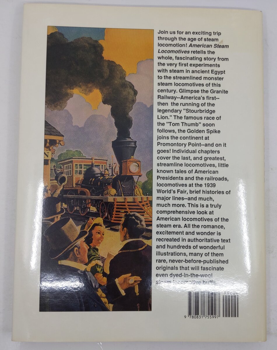 American Steam Locomotives Hardcover Book By Paul North EX