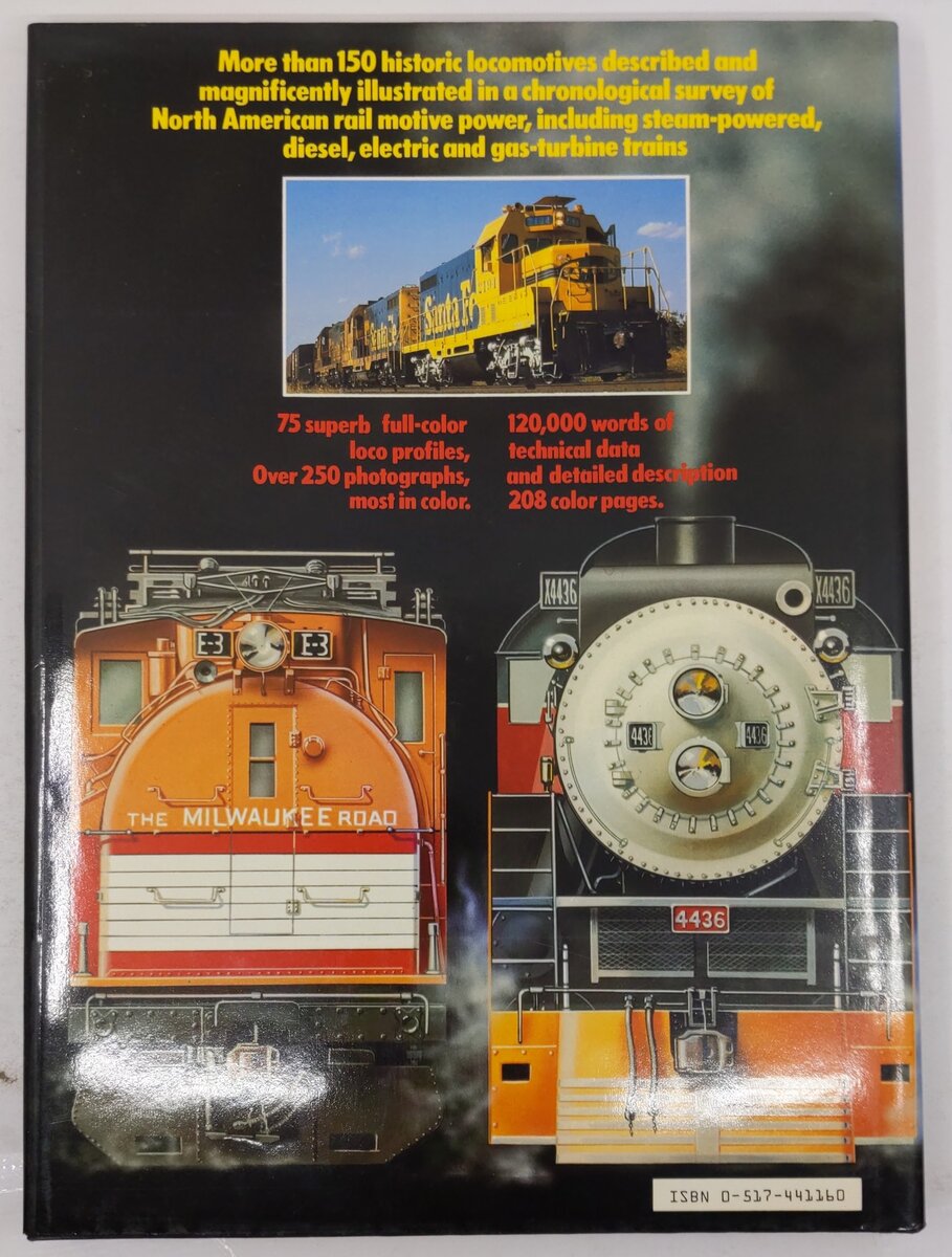 North American Locomotives Hardcover Book By Brian Hollingsworth VG