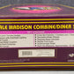 MTH 20-4145 O PRR Green Como 70' Madison Comb/Din Passenger Set (Set of 2) LN/Box