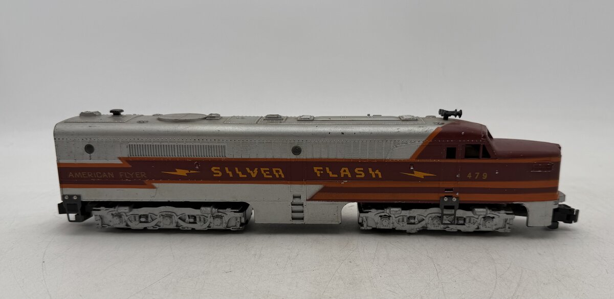 American Flyer 479 Vintage S Silver Flash PA Diesel Locomotive VG