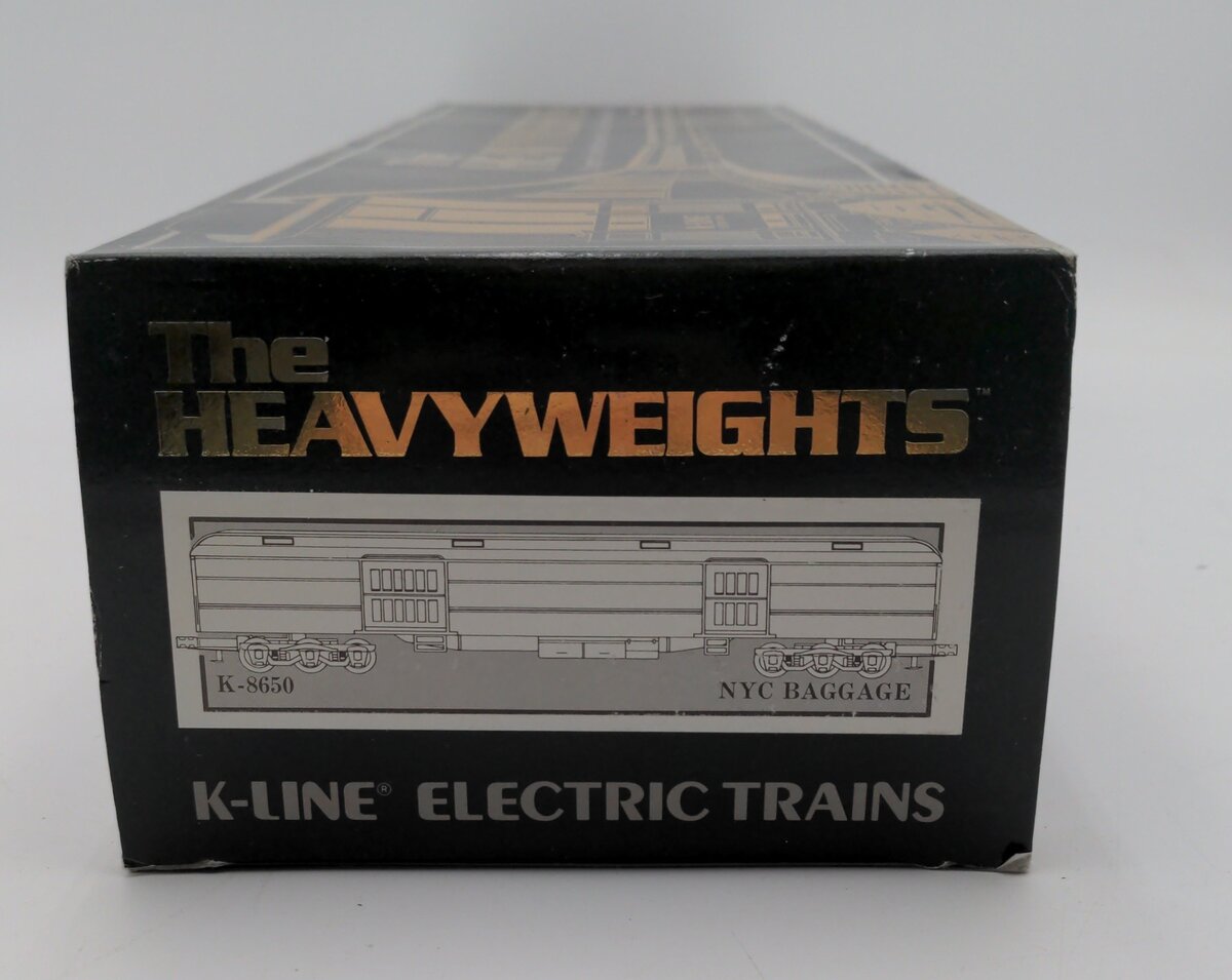 K-Line K8650 O New York Central 18" Heavyweight Baggage Car #8650 EX/Box