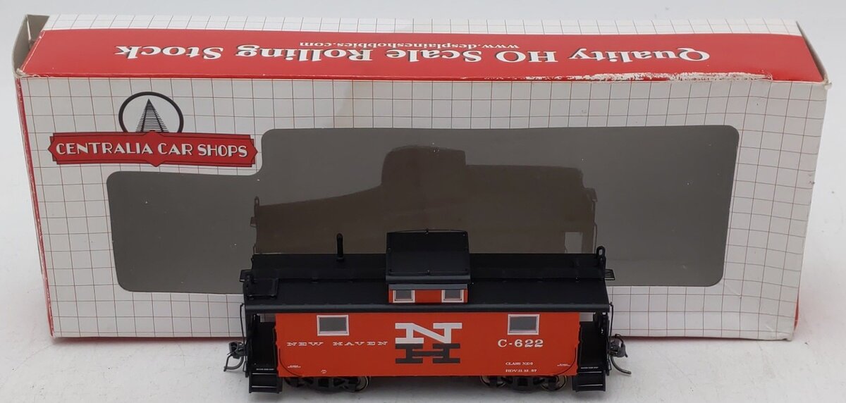 Centralia Car Shops CCS1222 HO New Haven NE-5 Caboose #C-622 EX/Box