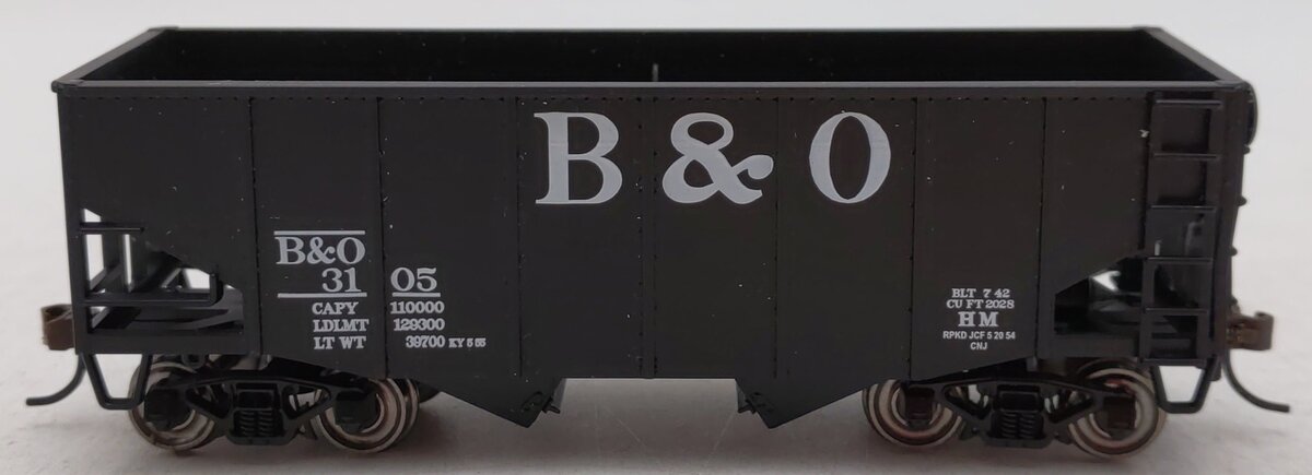 Bowser 40250 HO Scale Baltimore & Ohio 55 Ton Fishbelly Hopper #3105 EX/Box