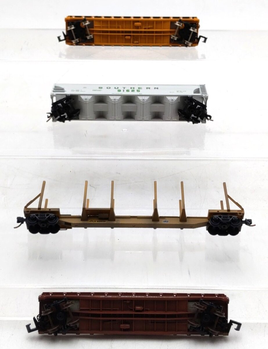 Micro-Trains/Atlas N Scale Freight Cars #51861,900039,59518,91625 [4] VG/Box
