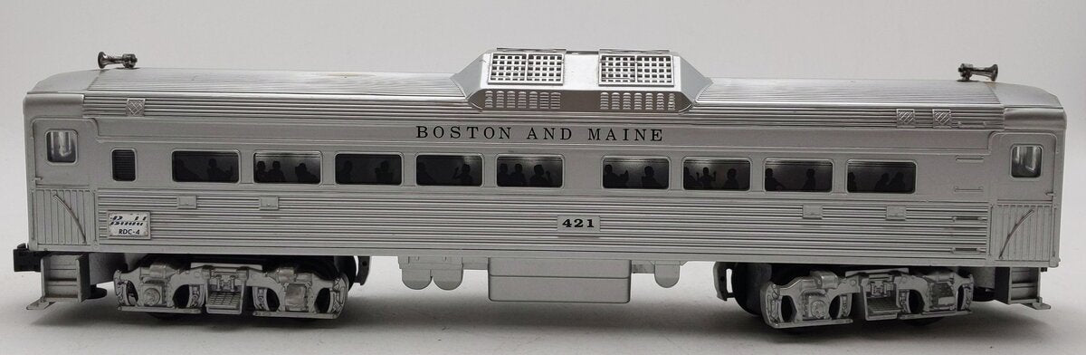 Williams 421 O gauge  Boston and Maine RDC-4 passenger car #421 EX