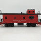 K-Line K616-3181 O Gauge B&A Smoking Ex Vision Wood-Side Caboose #1174 EX