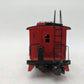 K-Line K616-3181 O Gauge B&A Smoking Ex Vision Wood-Side Caboose #1174 EX