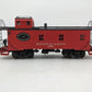 K-Line K616-3181 O Gauge B&A Smoking Ex Vision Wood-Side Caboose #1174 EX