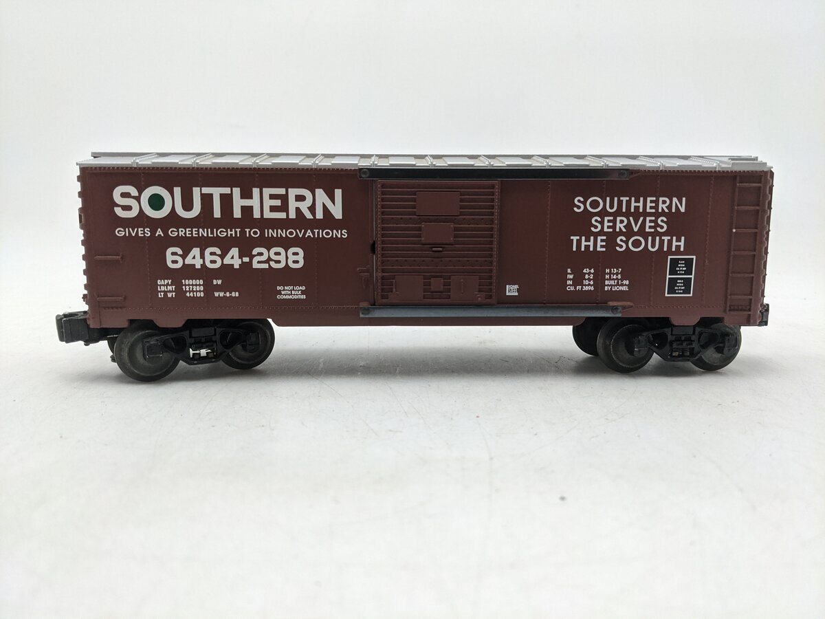 Lionel 6-29214 O Gauge Southern Railway Boxcar #6464-298 EX