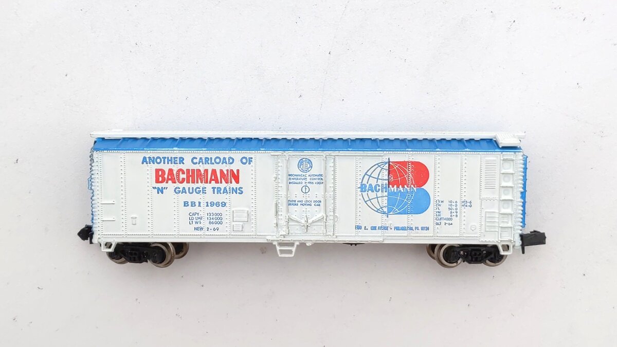 Bachmann N Scale "Another Carload of Bachmann" Box Car #1969 LN