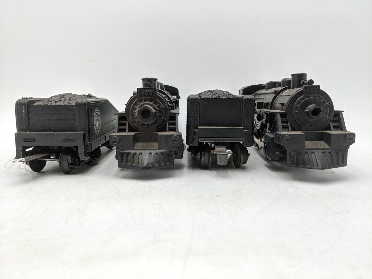 Marx & Lionel O Vintage Locomotives & Tenders 400,490 [4] VG
