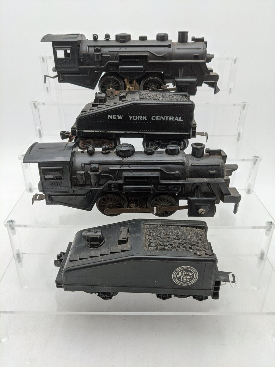 Marx & Lionel O Vintage Locomotives & Tenders 400,490 [4] VG