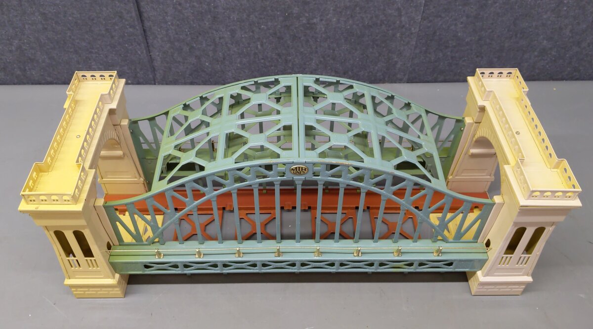 MTH 10-1015 Standard Gauge Large Tinplate Hellgate Bridge #300 EX/Box