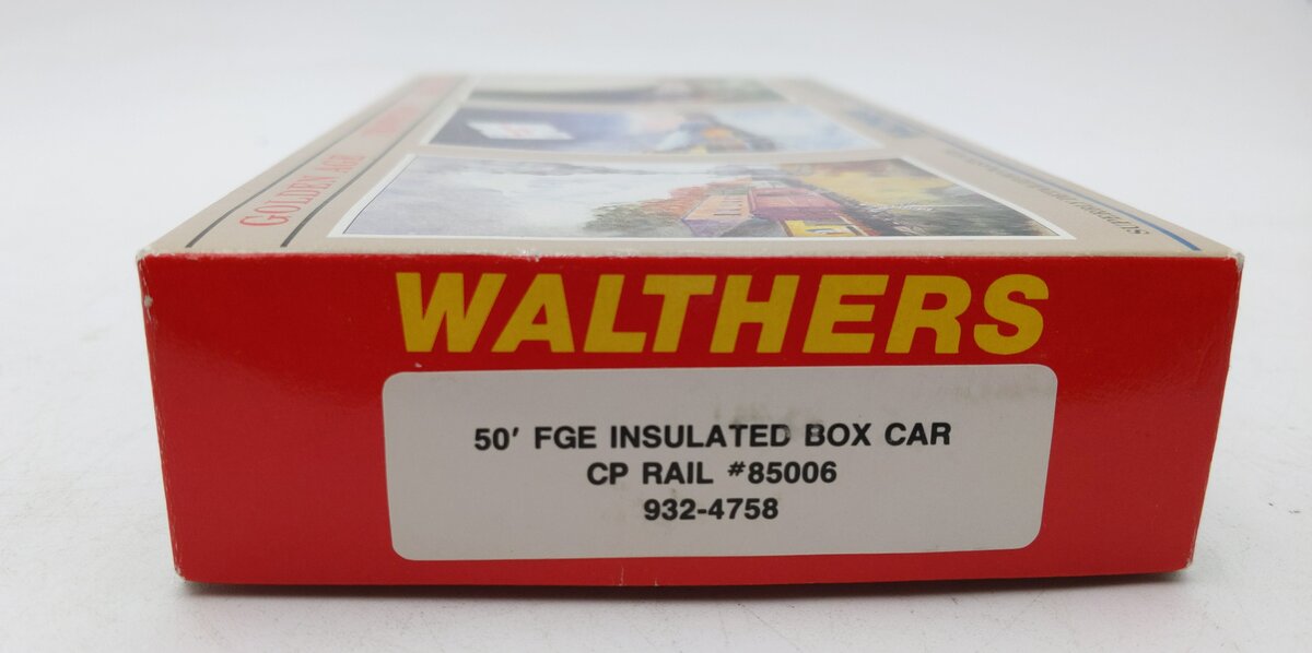 Walthers 932-4758 HO 50' FGE Insulated Box Car CP Rail MT/Box