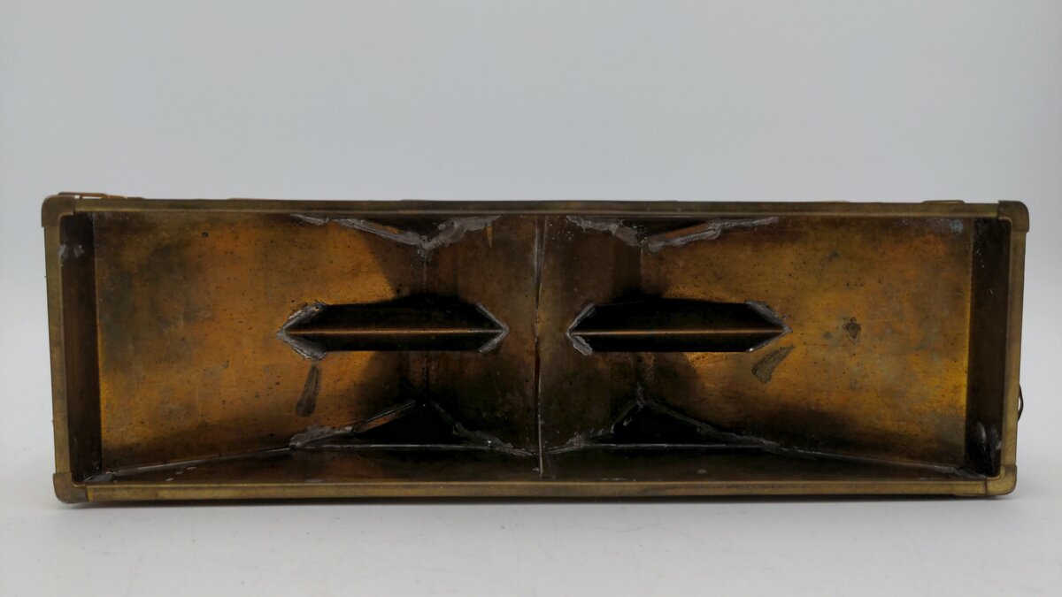 O Scale 2 Rail BRASS Undecorated Hopper Car EX