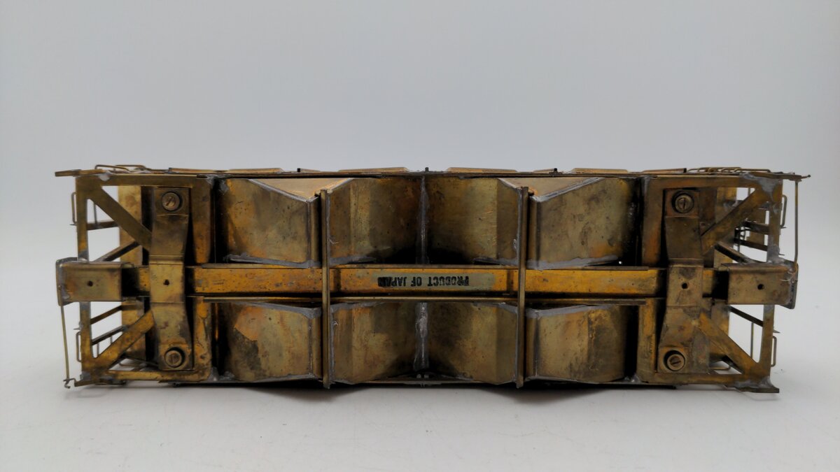 O Scale 2 Rail BRASS Undecorated Hopper Car EX