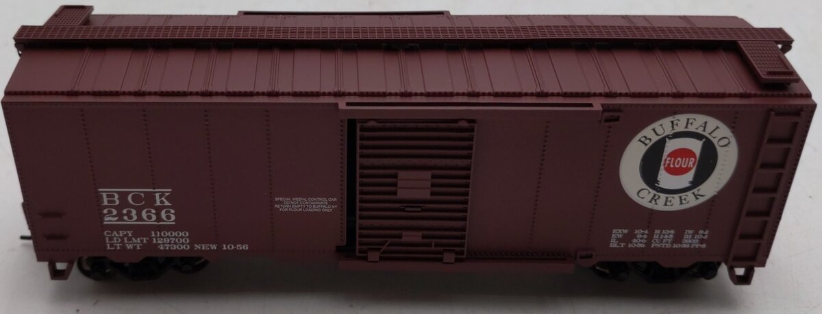 Bachmann 17018 HO Buffalo Creek Pullman-Standard 40' Steel Boxcar