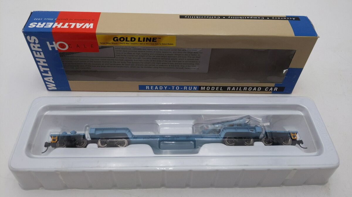 Walthers 932-40905 HO PTOX 81' 4-Truck Depressed Center Flatcar #7051 MT/Box