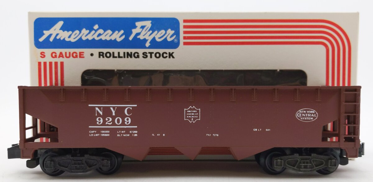 American Flyer 4-9209 S Gauge New York Central Hopper #9209 LN/Box