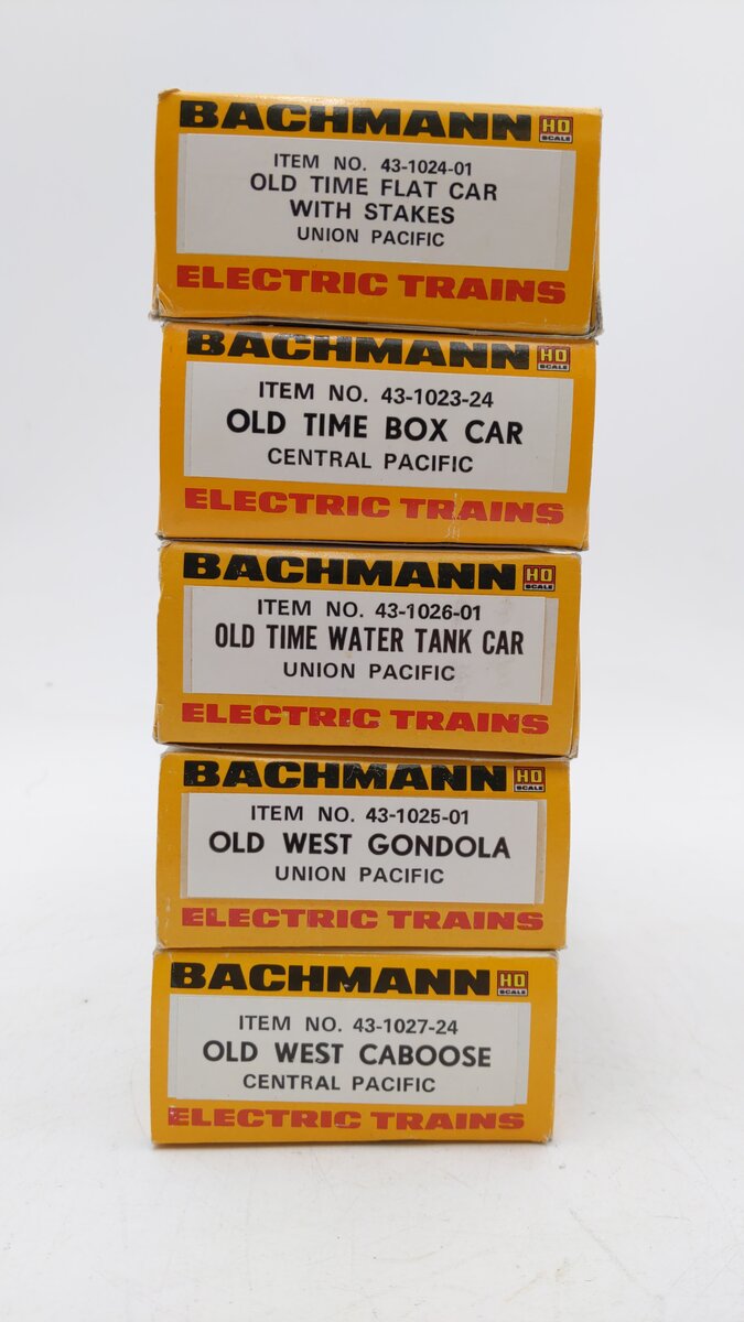 Bachmann Assorted HO Scale Freight Cars [5] EX/Box
