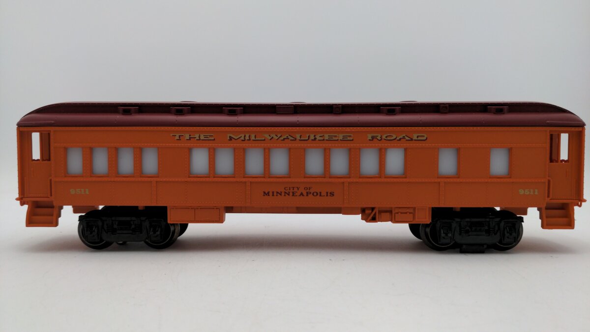 Lionel 6-9511 O Gauge Milwaukee Road "City Of Minneapolis" Passenger Car EX/Box