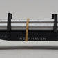 American Flyer 24540 Vintage S NH Flatcar w/ 3 Silver Cardboard Pipes -Restored