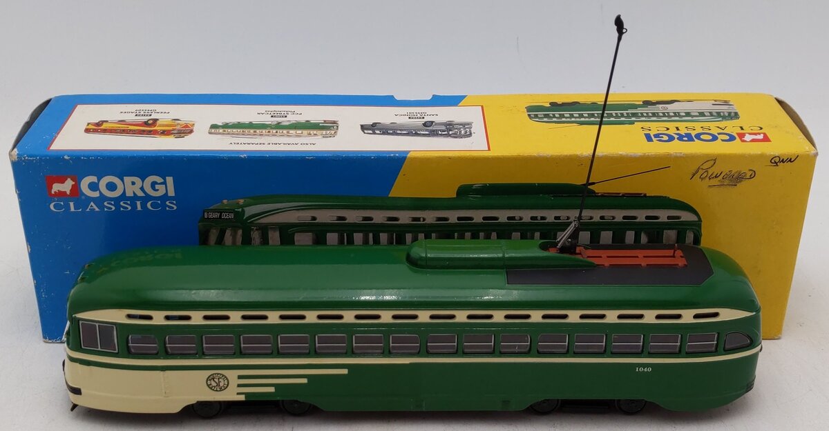 Corgi 55002 1:50 Pacific PCC Streetcar San Francisco VG/Box