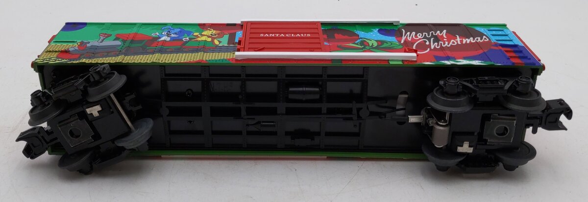 MTH 30-79642 O Christmas Operating Box Car with Santa LN/Box