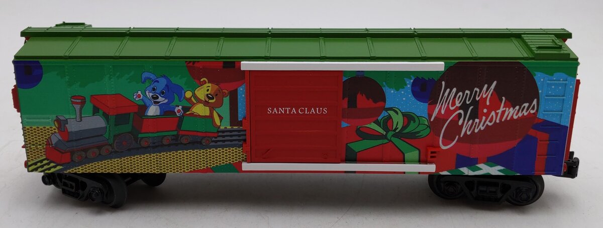 MTH 30-79642 O Christmas Operating Box Car with Santa LN/Box