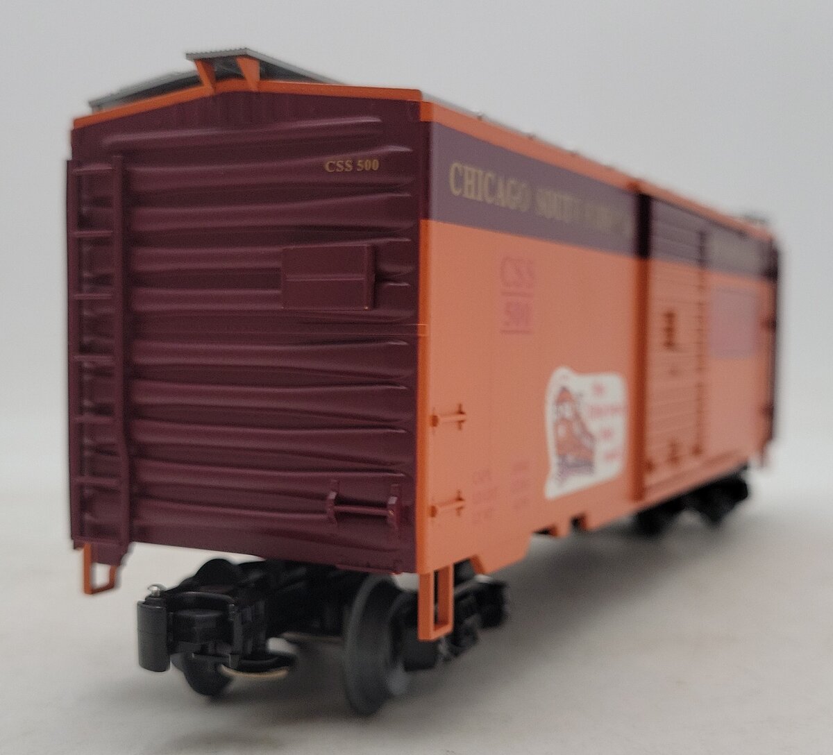 Weaver U2143LD O Gauge Chicago South Shore 40' Boxcar #500 (3 Rail) LN/Box