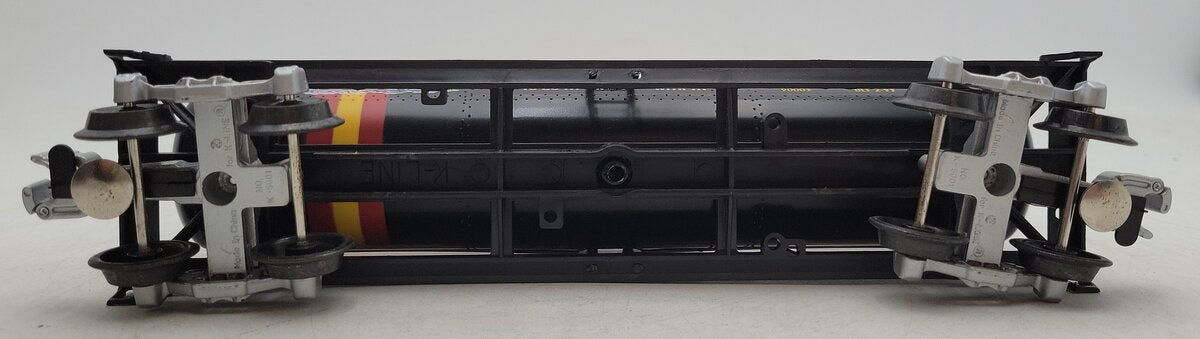 K-Line K-90003 O Gauge KCC Tank Car w/ Silver Chassis EX/Box
