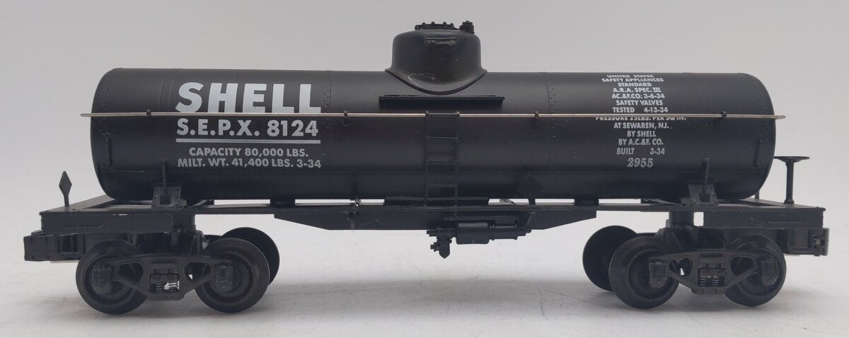Williams 8124 O Brass Shell Single-Dome Tank Car EX