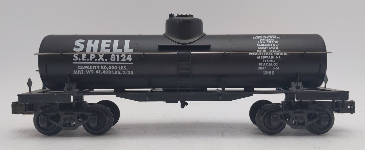 Williams 8124 O Brass Shell Single-Dome Tank Car EX
