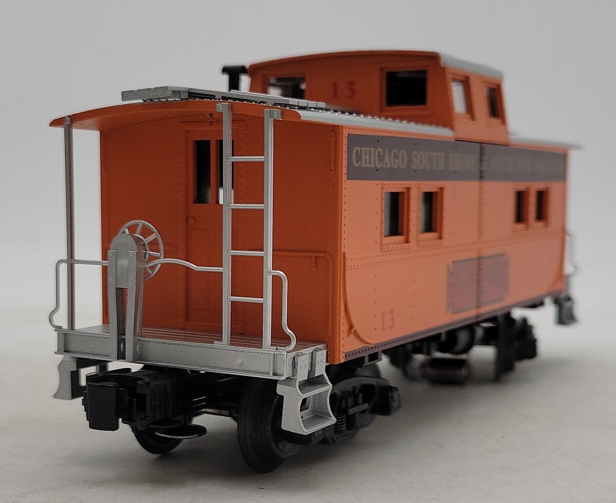 Weaver U2956LD O Gauge Chicago South Shore Caboose #13 (3 Rail) EX/Box