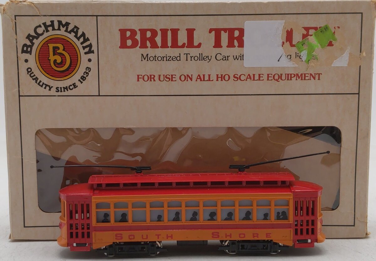 Bachmann HO Scale Brill Motorized Trolley South Shore #34 LN/Box