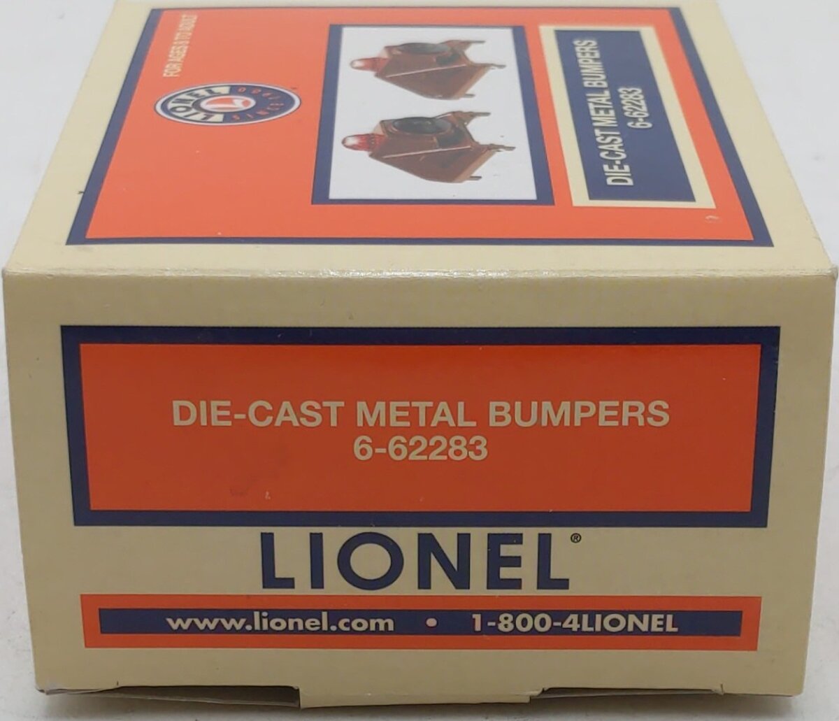 Lionel 6-62283 O and 0-27 Scale Diecast Metal Illuminated Bumpers (Box of 2) LN/Box