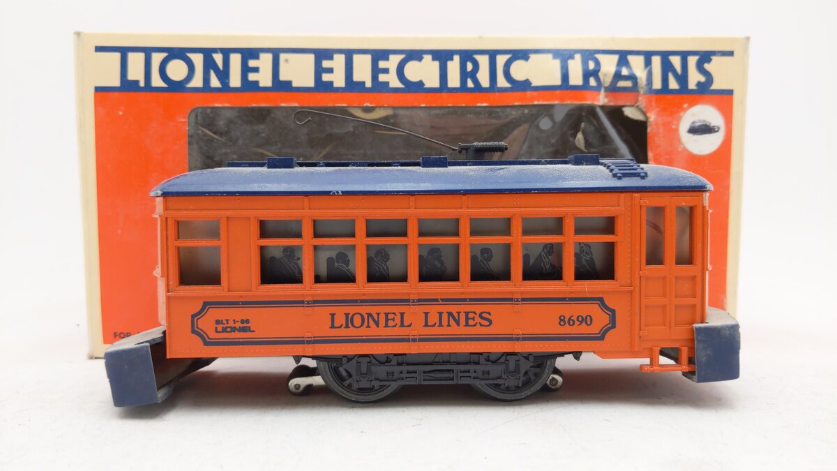 Lionel 6-8690 O Gauge Lionel Lines Trolley Car #8690 VG/Box