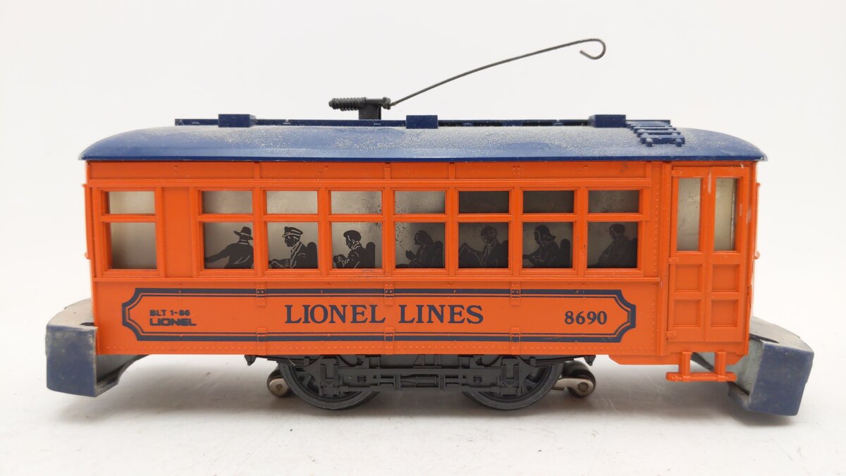 Lionel 6-8690 O Gauge Lionel Lines Trolley Car #8690 VG/Box