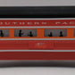 Lionel 6-9593 O Gauge Southern Pacific Daylight Aluminum Observation Car EX/Box