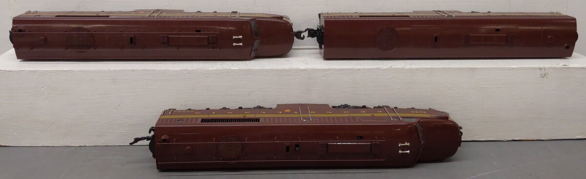 Right-of-Way 5504 O BRASS Pennsylvania Alco PA ABA Diesel Loco Set - 3-Rail EX/Box
