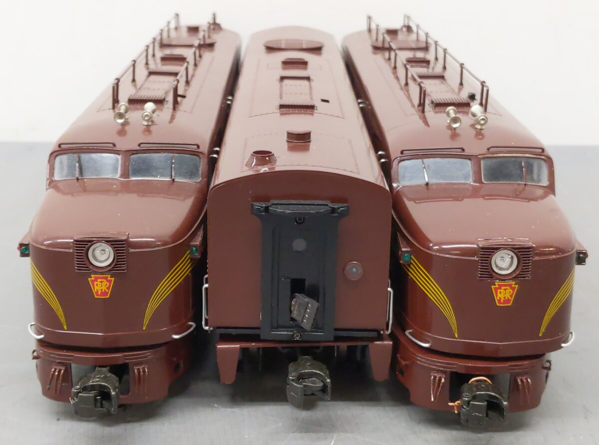 Right-of-Way 5504 O BRASS Pennsylvania Alco PA ABA Diesel Loco Set - 3-Rail EX/Box