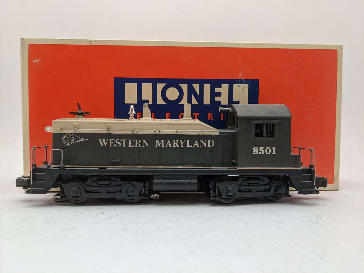 Lionel 6-18501 O Gauge Western Maryland NW2 Powered Diesel Locomotive #8501 EX/Box
