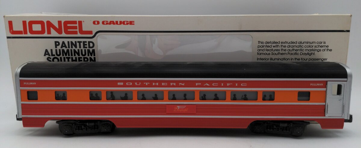 Lionel 6-9591 O Gauge Southern Pacific Daylight Aluminum Passenger Car EX/Box